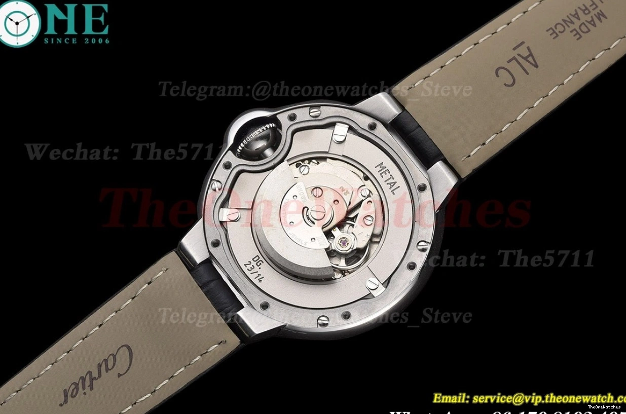 GDF Dial Cartier LE 33mm De Silver Dia SS Bleu NH05 Ballon 0415